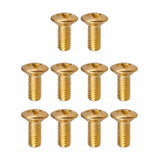 Max 10Pcs Switches Screws Tuners Gear Machine Heads Mounting Screws Parts Gold