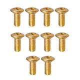 Max 10Pcs Switches Screws Tuners Gear Machine Heads Mounting Screws Parts Gold