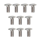 Max 10Pcs Switches Screws Tuners Gear Machine Heads Mounting Screws Parts Silver