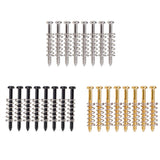Max Electric Bass Guitar Humbucker Pickups Adjust Height Screws Springs  Black