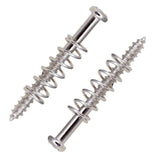 Max Electric Bass Guitar Humbucker Pickups Adjust Height Screws Springs  Silver