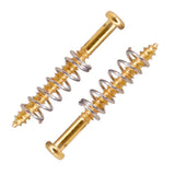 Max Electric Bass Guitar Humbucker Pickups Adjust Height Screws Springs  Gold