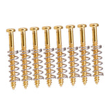 Max Electric Bass Guitar Humbucker Pickups Adjust Height Screws Springs  Gold
