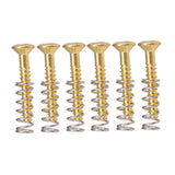 Max 6 Pieces Electric Guitar Single Coil Humbucker Pickup Screws&Springs 3x20mm