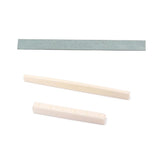 Maxbell Natural Bone Saddle Nut&Guitar Sander Sanding Polish for Classical Guitar