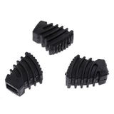 Max 3 Pieces Drum Rubber Feet for Drum Hardware Cymbal Stand Small