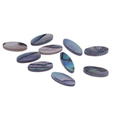 Maxbell 10 Pieces Oval Guitar Fretboard Dots Mandolin Fingerboard Maker Inlay Dot
