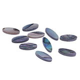 Maxbell 10 Pieces Oval Guitar Fretboard Dots Mandolin Fingerboard Maker Inlay Dot