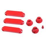 Max Single Coil Pickup Cover Crontrol Knob Tip for Electric Guitar Red