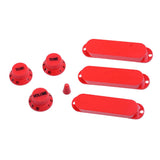 Max Single Coil Pickup Cover Crontrol Knob Tip for Electric Guitar Red