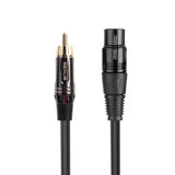 Max RCA Male to XLR Female Audio Cable Microphone Adapter Wire 180cm