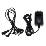 Maxbell Guitar Effects Power Supply Adapter Charger with 5 Way Cable US Plug