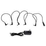 Maxbell Guitar Effects Power Supply Adapter Charger with 5 Way Cable US Plug