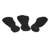 Max Pack of 3 Pleuche Grand Piano Pedal Protective Cover Cloth Black