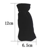Max Pack of 3 Pleuche Grand Piano Pedal Protective Cover Cloth Black