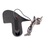 Max Wired Pickup Mandolin Guitar Pickguard A500k B500k Pots Black Pearl