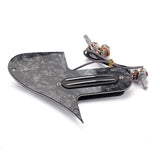 Max Wired Pickup Mandolin Guitar Pickguard A500k B500k Pots Black Pearl