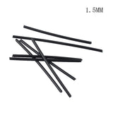 Max 1 Pack ABS Plastic Guitar Side Dot Position Markers Black