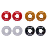 Max 2x Switch Plate Washer Rythm Treble Ring for LP EPI Electric Guitar Silver