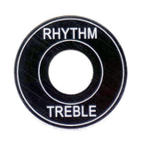 Max 2x Switch Plate Washer Rythm Treble Ring for LP EPI Electric Guitar Black