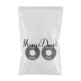 Max 2x Switch Plate Washer Rythm Treble Ring for LP EPI Electric Guitar Black