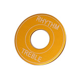 Max 2x Switch Plate Washer Rythm Treble Ring for LP EPI Electric Guitar Golden