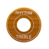 Max 2x Switch Plate Washer Rythm Treble Ring for LP EPI Electric Guitar Golden