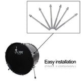 Max 6 Pcs Drum Long Screws Tension Rods Screws Percussion Replacement Accessory