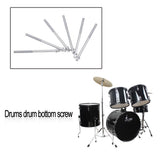 Max 6 Pcs Drum Long Screws Tension Rods Screws Percussion Replacement Accessory