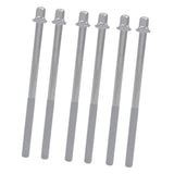 Max 6 Pcs Drum Long Screws Tension Rods Screws Percussion Replacement Accessory