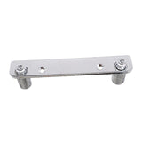 Max Tremolo Bridge Double Locking Assembly Systyem Screw Support Bracket Silver