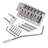Max 6 String Electric Guitar Tremolo Bridge with Whammy Bar for ST SQ Silver