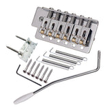 Max 6 String Electric Guitar Tremolo Bridge with Whammy Bar for ST SQ Silver