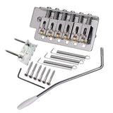 Max 6 String Electric Guitar Tremolo Bridge with Whammy Bar for ST SQ Silver