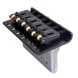 Max 6 String Electric Guitar Tremolo Bridge with Whammy Bar for ST SQ Black