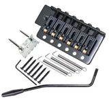 Max 6 String Electric Guitar Tremolo Bridge with Whammy Bar for ST SQ Black