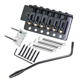 Max 6 String Electric Guitar Tremolo Bridge with Whammy Bar for ST SQ Black