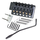 Max 6 String Electric Guitar Tremolo Bridge with Whammy Bar for ST SQ Black
