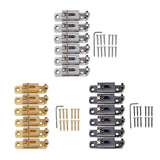 Max 6 Pieces Single Individual Bridge Saddles for Electric Guitar Parts Golden