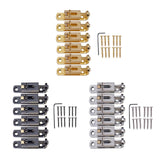 Max 6 Pieces Single Individual Bridge Saddles for Electric Guitar Parts Golden