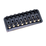 Max 8 String Roller Saddle Bridge for Electric Guitar with Screws Wrench Black