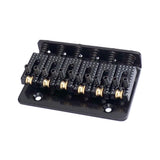 Max 6 String Roller Saddle Hardtail Bridge with Wrench Screws Black