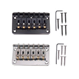 Max 1 Set Electric Guitar Roller Saddle Bridge Tailpiece Scew Wrench Black