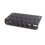 Max 1 Set Electric Guitar Roller Saddle Bridge Tailpiece Scew Wrench Black