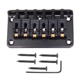 Max 1 Set Electric Guitar Roller Saddle Bridge Tailpiece Scew Wrench Black