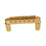 Max Roller Saddle Bridge Tailpiece for LP EPI Electric Guitar Golden