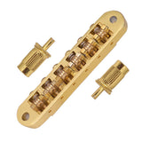 Max Roller Saddle Bridge Tailpiece for LP EPI Electric Guitar Golden