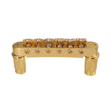 Max Roller Saddle Bridge Tailpiece for LP EPI Electric Guitar Golden