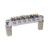 Max 6 String Guitar Bridge Tailpiece for LP EPI Guitar Replacement Silver