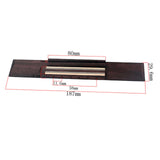 Maxbell Rosewood Classical Guitar Bridge&Bone Saddle Nut for Guitar Accessory